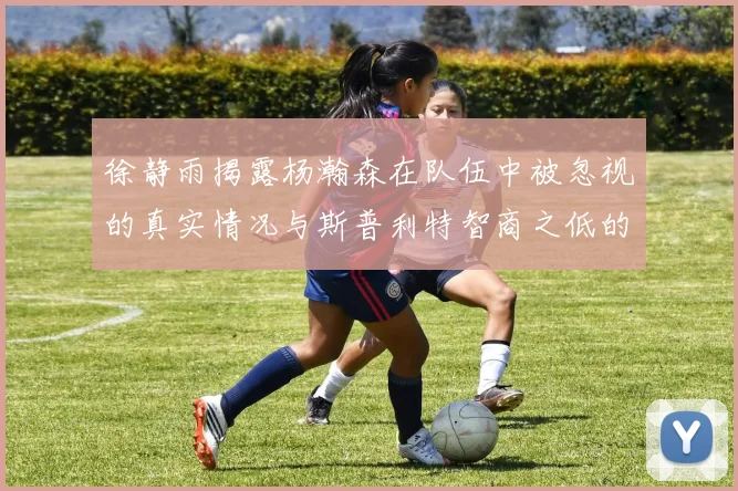 徐静雨揭露杨瀚森在队伍中被忽视的真实情况与斯普利特智商之低的尴尬真相